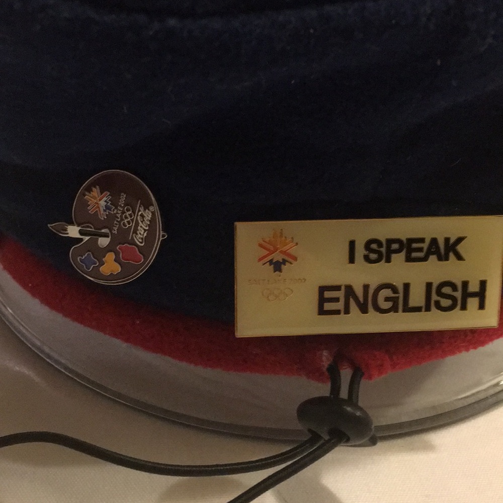 Olympic Hat 2002 Salt Lake City & 8 Olympic Pins Awesome Treasure from that era - Picture 4 of 8